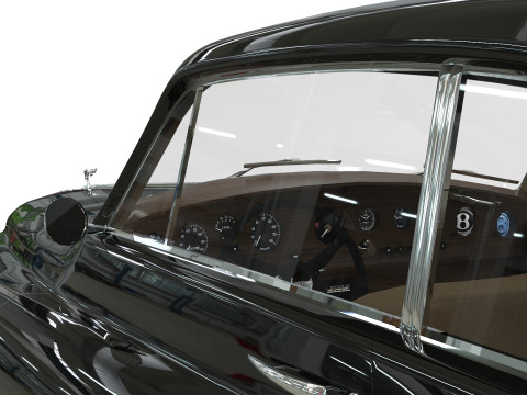 Bentley R-Type Continental 1952 Low-poly Modelo 3D