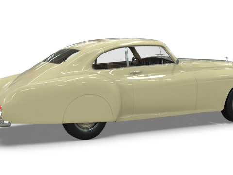 Bentley R-Type Continental 1952 Low-poly Modelo 3D