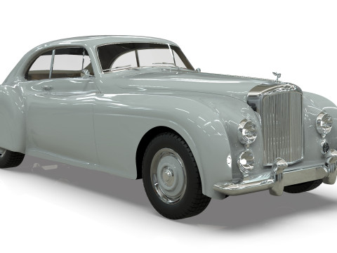 Bentley R-Type Continental 1952 Low-poly Modelo 3D