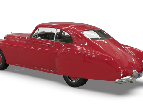 Bentley R-Type Continental 1952 Low-poly Modelo 3D