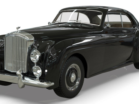 Bentley R-Type Continental 1952 Low-poly Modelo 3D