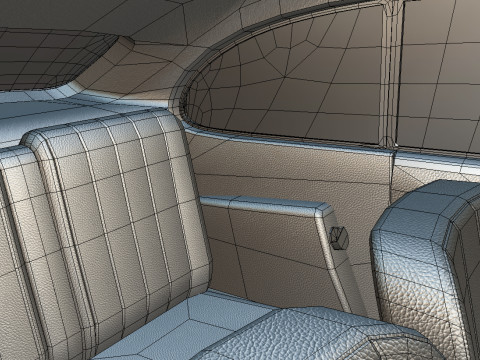 Bentley R-Type Continental 1952 Low-poly Modelo 3D