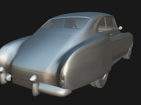 Bentley R-Type Continental 1952 Low-poly Modelo 3D