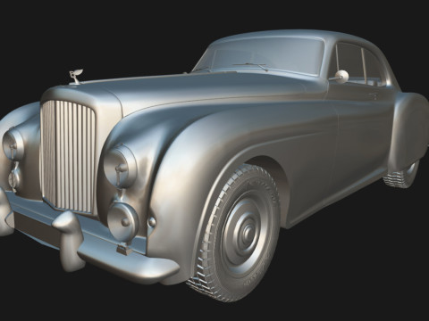 Bentley R-Type Continental 1952 Low-poly Modelo 3D