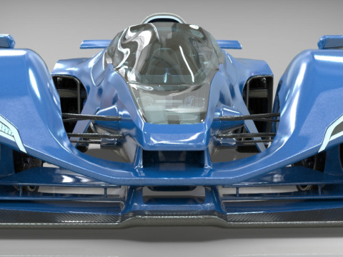 Delage D12 Low-poly 3D Model