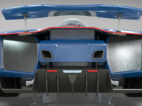 Delage D12 Basso poli Modello 3D