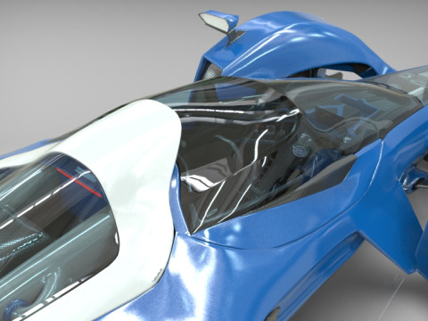 Delage D12 Low-poly 3D Model