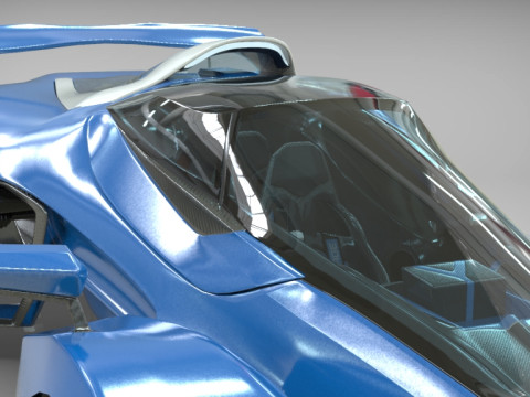 Delage D12 Low-poly 3D Model