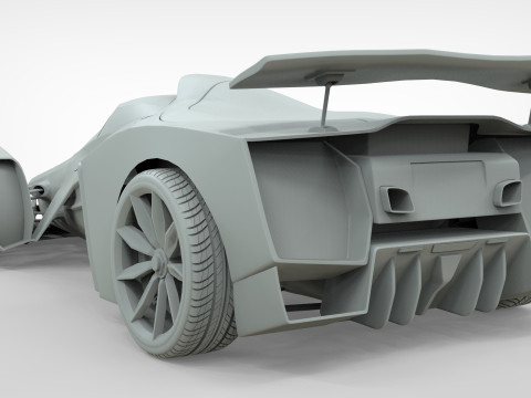 Delage D12 Low-poly 3D Model