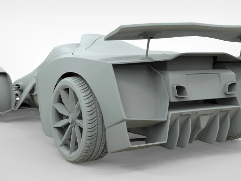 Delage D12 Basso poli Modello 3D