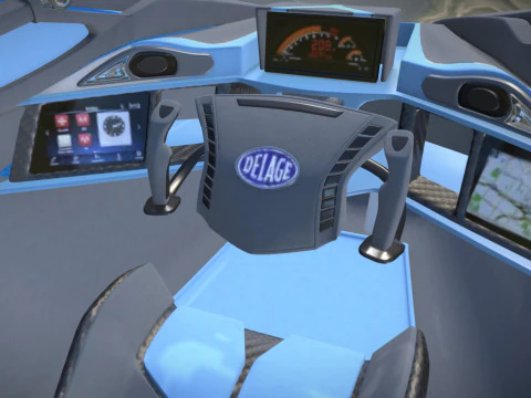 Delage D12 Basso poli Modello 3D