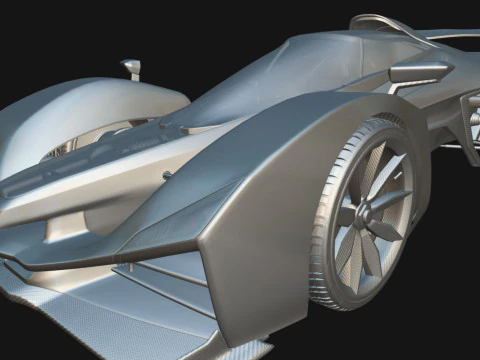 Delage D12 Basso poli Modello 3D