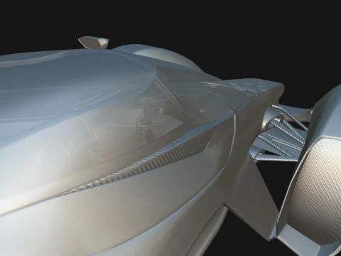 Delage D12 Basso poli Modello 3D