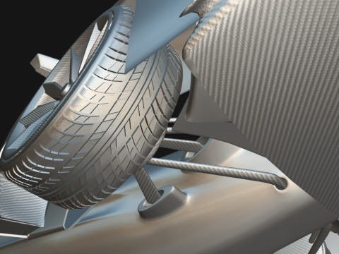 Delage D12 Low-poly 3D Model