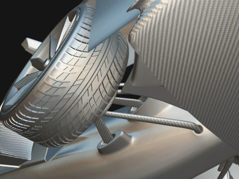 Delage D12 Basso poli Modello 3D