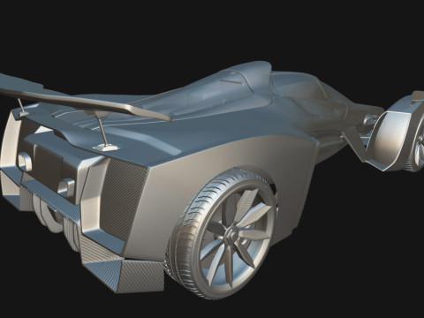 Delage D12 Low-poly 3D Model