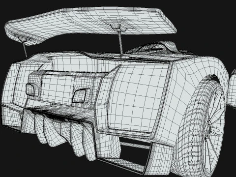 Delage D12 Basso poli Modello 3D