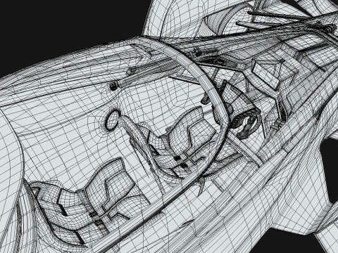 Delage D12 Basso poli Modello 3D