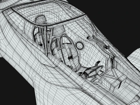 Delage D12 Basso poli Modello 3D