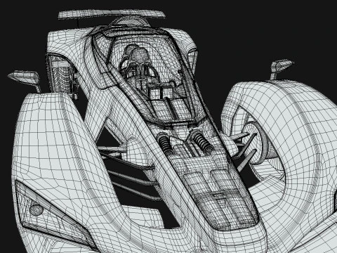 Delage D12 Basso poli Modello 3D