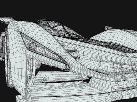 Delage D12 Basso poli Modello 3D