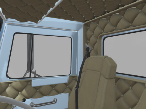 Peterbilt 351 LW 1967 Truck midpoly Modelo 3D
