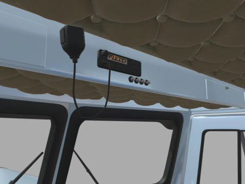 Peterbilt 351 LW 1967 Truck midpoly 3D Model