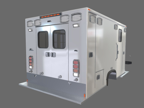 Ambulance Equipment For 350 Truck 3D Модель