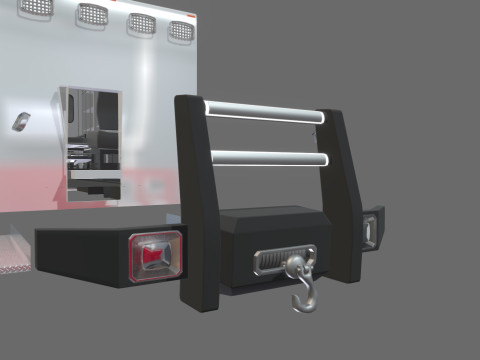 Ambulance Equipment For 350 Truck 3D Модель