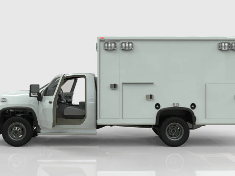 Silverado 2021 Ambulance 3D Model