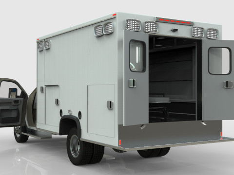 Silverado 2021 Ambulance Model 3D