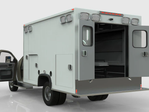 Silverado 2021 Ambulance 3D Model