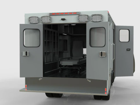 Silverado 2021 Ambulance 3D Model