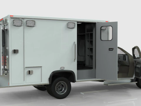 Silverado 2021 Ambulance 3D Model