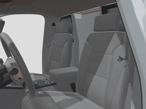 Silverado 2021 Ambulance 3D Model