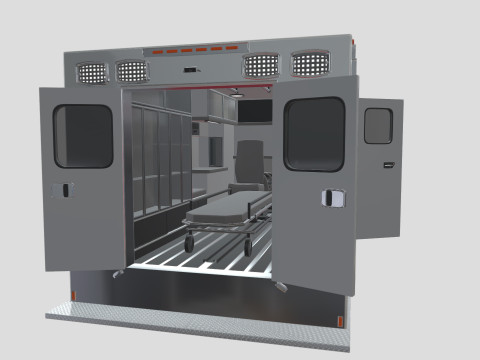 Silverado 2021 Ambulance Model 3D