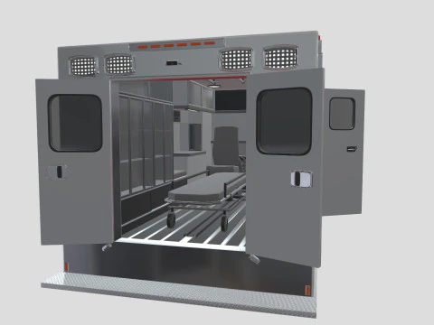 Silverado 2021 Ambulance 3D Model
