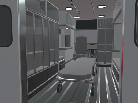 Silverado 2021 Ambulance Model 3D