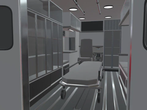 Silverado 2021 Ambulance 3D Model