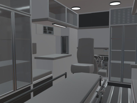 Silverado 2021 Ambulance Model 3D