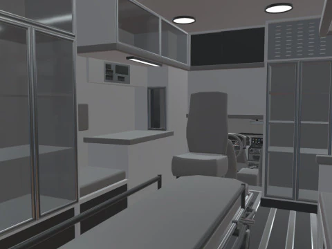 Silverado 2021 Ambulance 3D Model