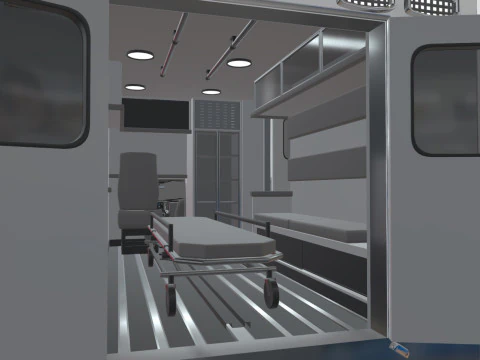Silverado 2021 Ambulance 3D Model