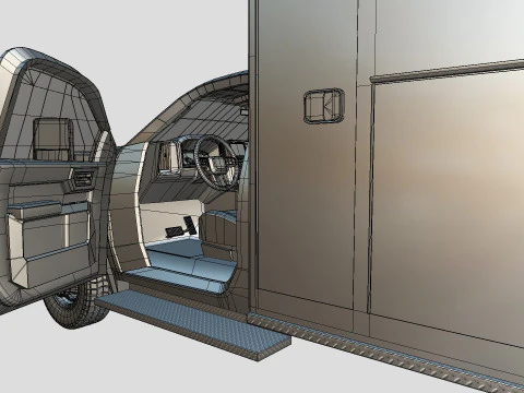 Silverado 2021 Ambulance 3D Model