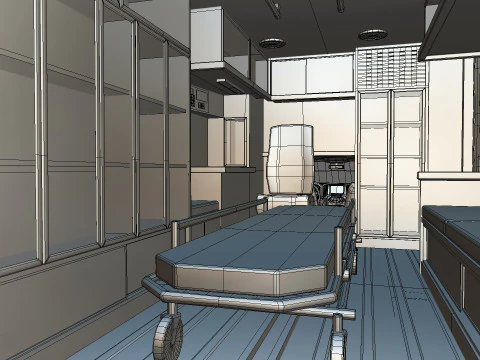 Silverado 2021 Ambulance 3D Model