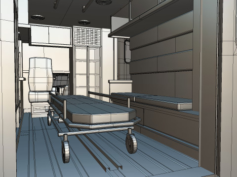 Silverado 2021 Ambulance Model 3D