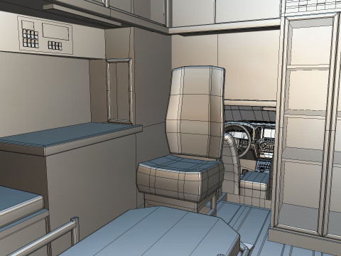 Silverado 2021 Ambulance Model 3D