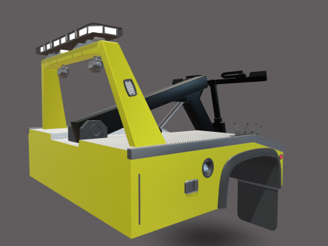 Wrecker Tow Equipment for 350 Truck Modelo 3D