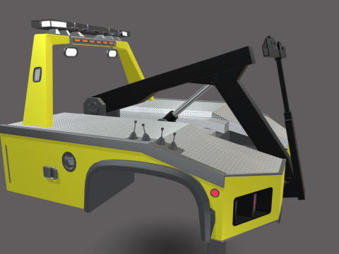Wrecker Tow Equipment for 350 Truck Modelo 3D