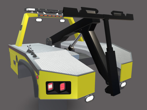 Wrecker Tow Equipment for 350 Truck Modelo 3D