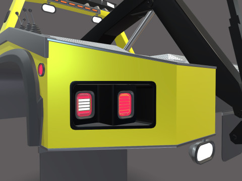 Wrecker Tow Equipment for 350 Truck Modelo 3D